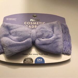 Precision Beauty Cosmetic Headband. Color is Lavender.
